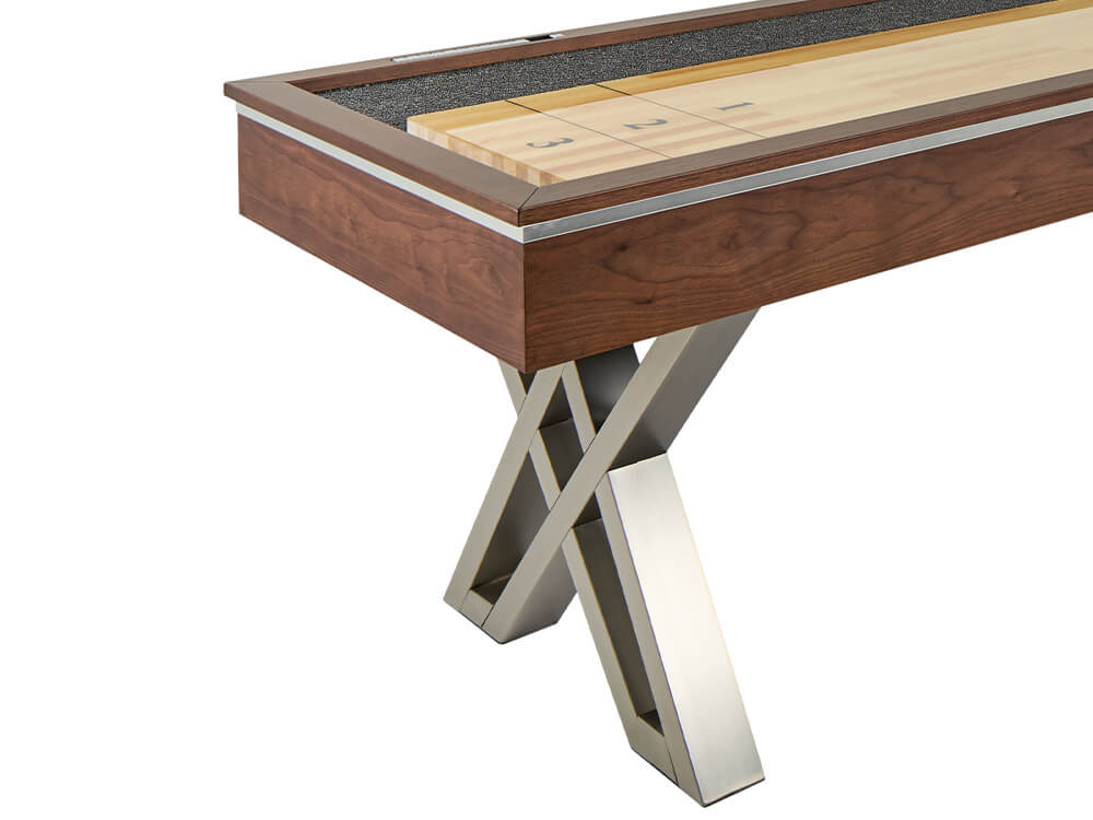 Pierce shuffleboard end view