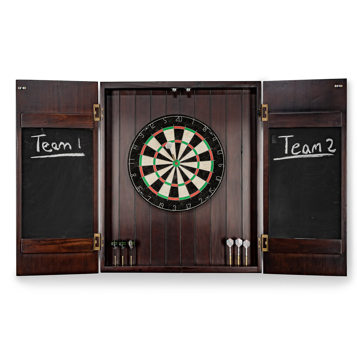 Open Rustic Dartboard in Chocolate
