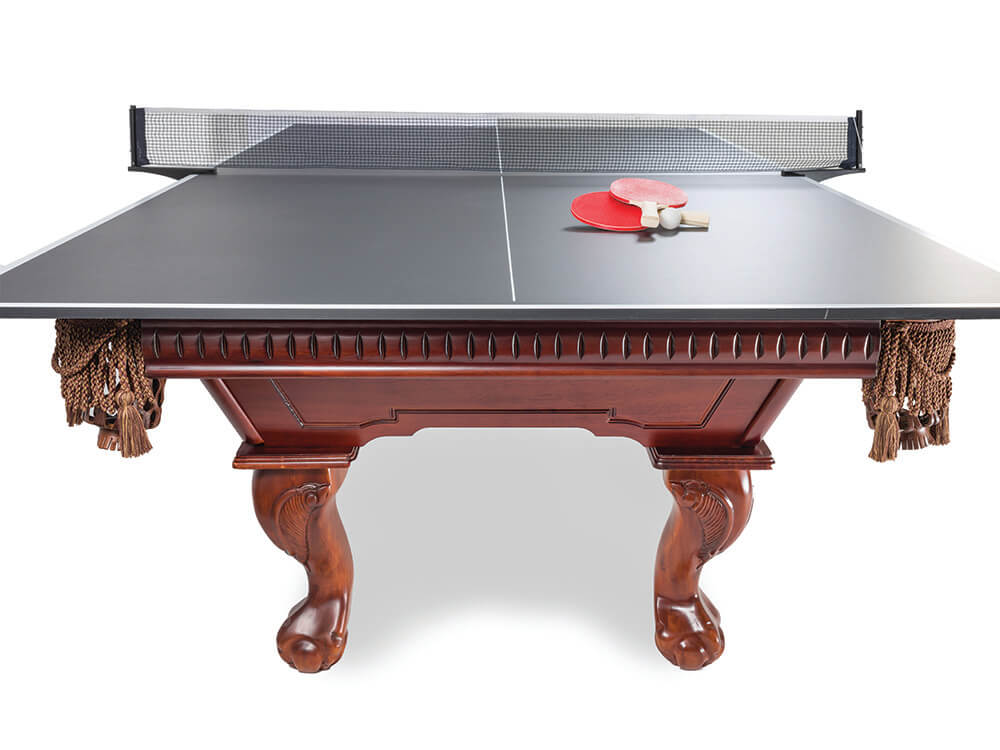 Table tennis conversion top end view