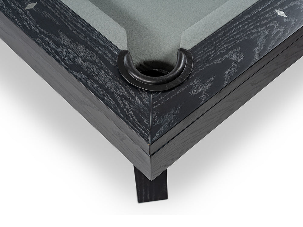 Tyler Charcoal Pool Table pocket