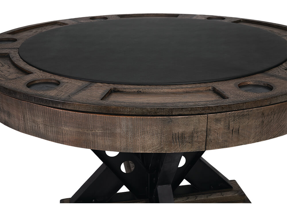 convertible Vienna dining and poker table