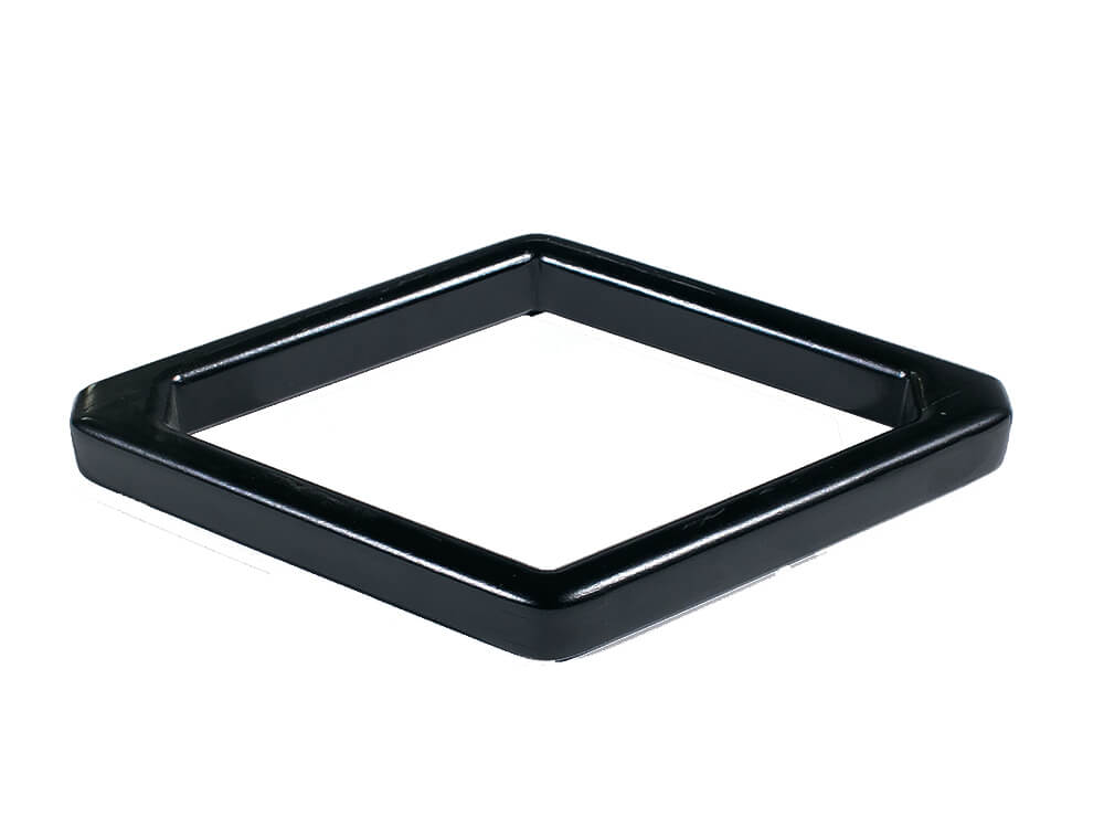Bullnose Wooden 9-Ball pool Rack in Black 