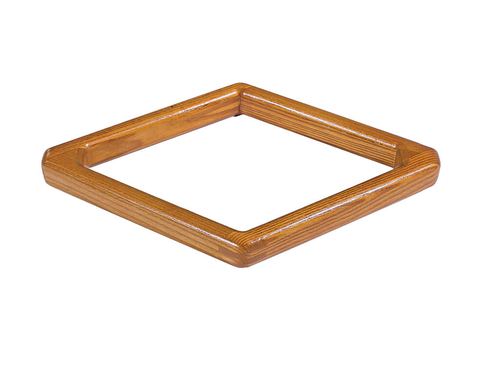 Bullnose Wooden 9-Ball pool Rack in Chestnut