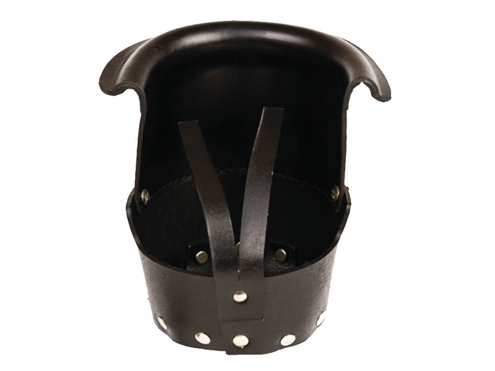 Drop leather pool pockets 
