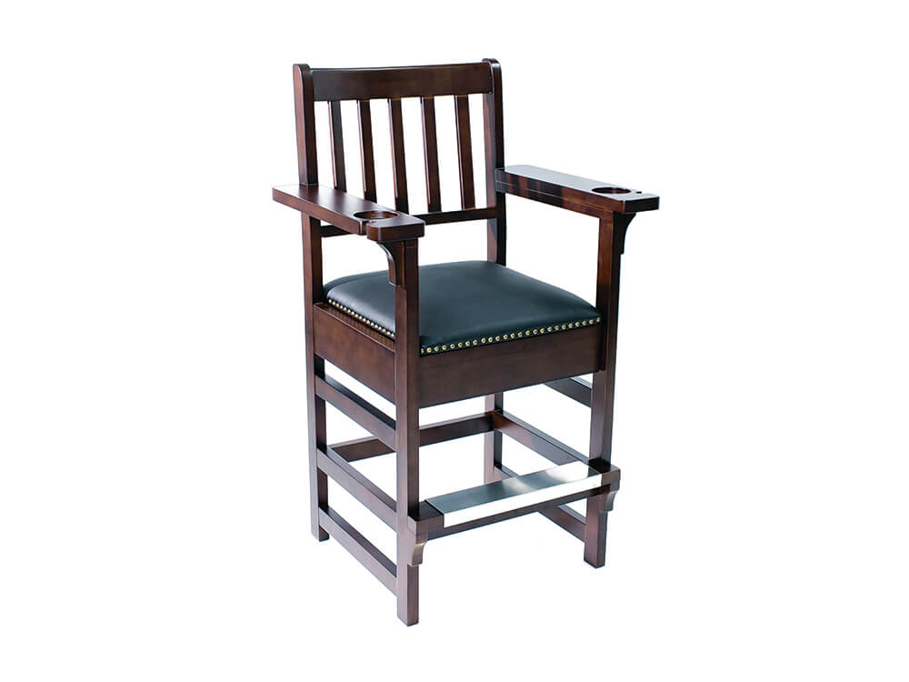 Closed Espresso Spectator chair 