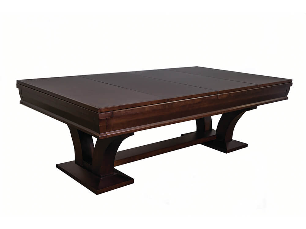 convertible Hamilton pool table with Dining top