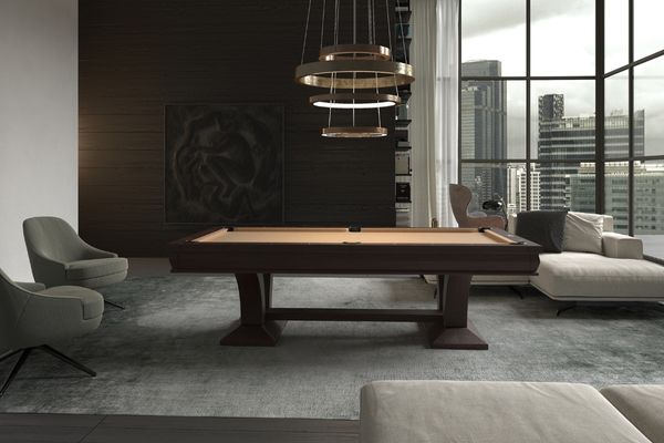 Hamilton pool table in living room