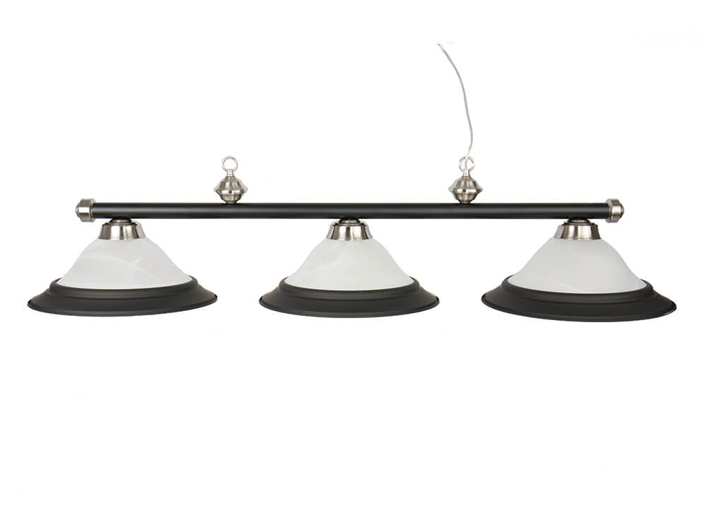 white pool table Lights