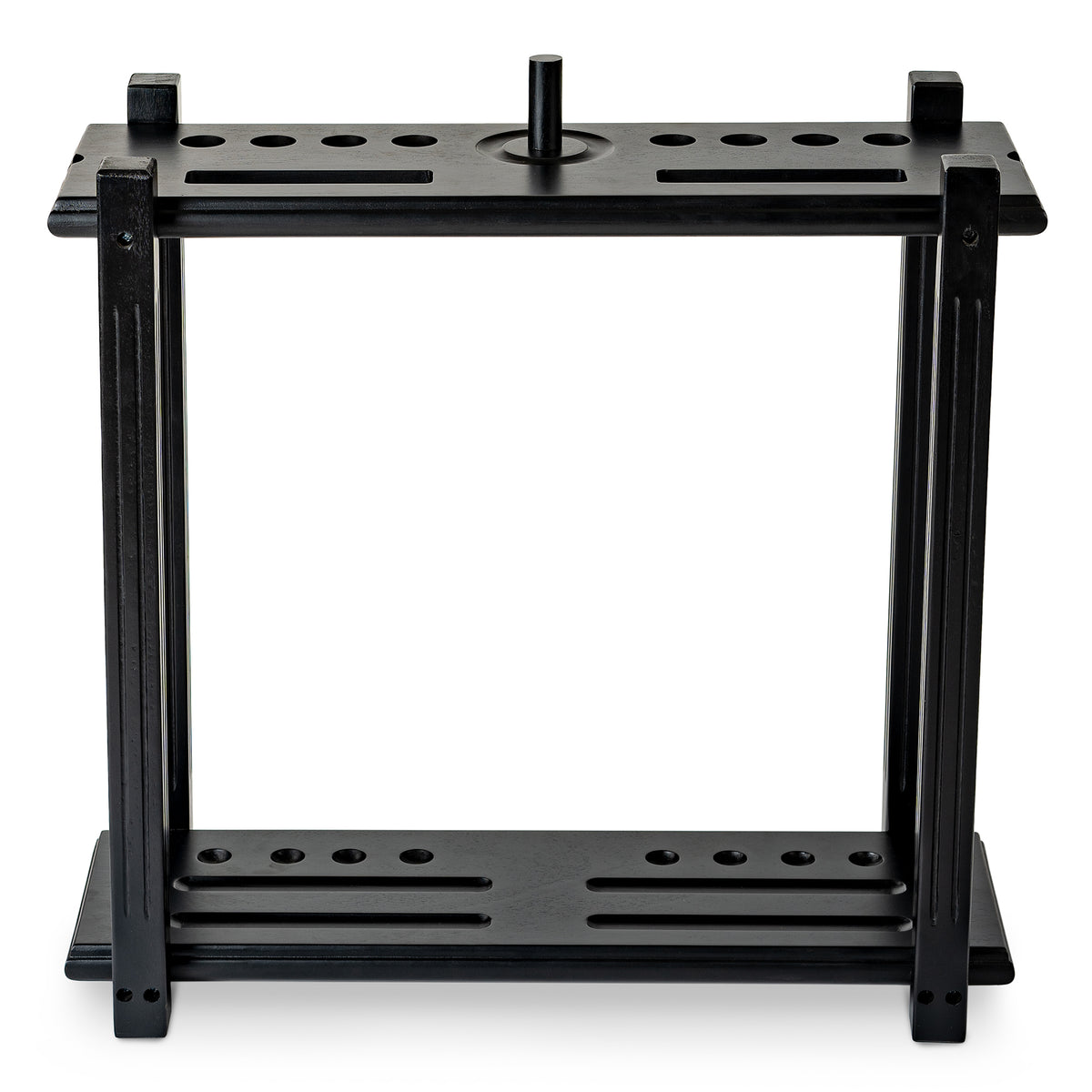 black pool cue floor Rack