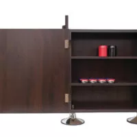shuffleboard with cabinet storage