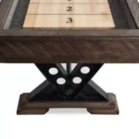 Vienna Shuffleboard end view