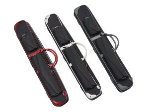 Back side open pool cue case 
