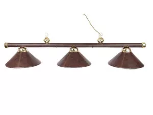 leather brown pool table Lights