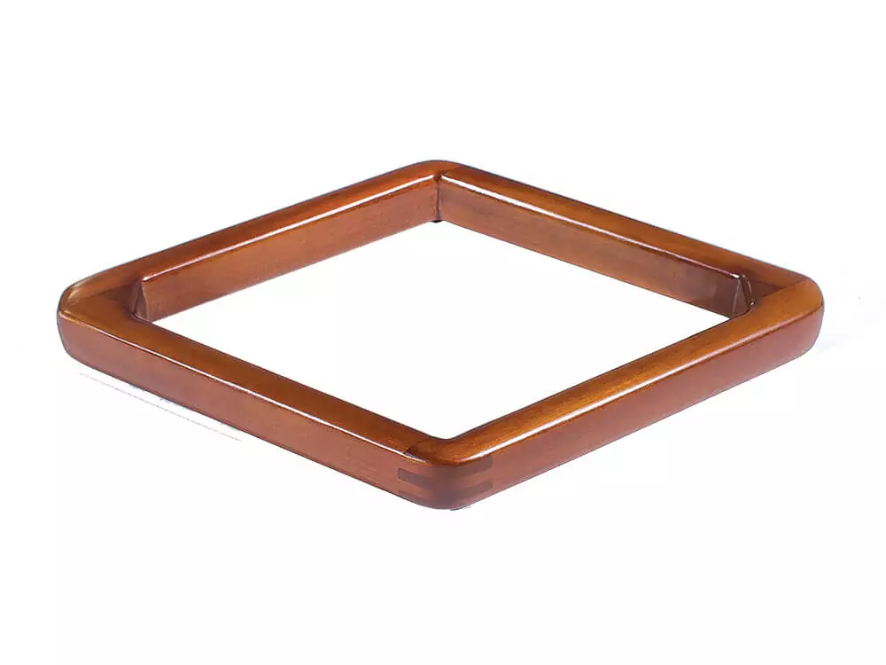 Bullnose Wooden 9-Ball pool Rack in Chestnut