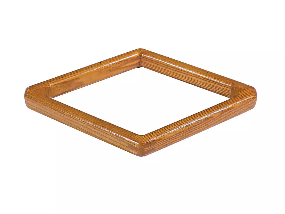 Bullnose Wooden 9-Ball pool Rack in Chestnut