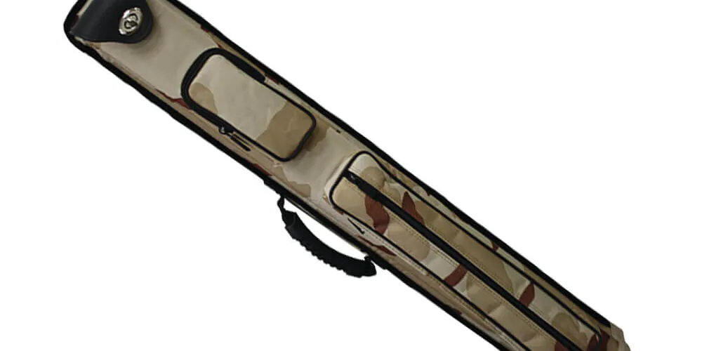 Camouflage Cue Case_Khaki_CP24KH-comp Camouflage Durable Pool Cue case on white background