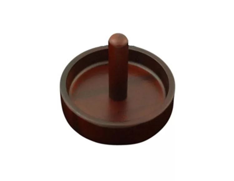 wooden pool chalk holder bowl