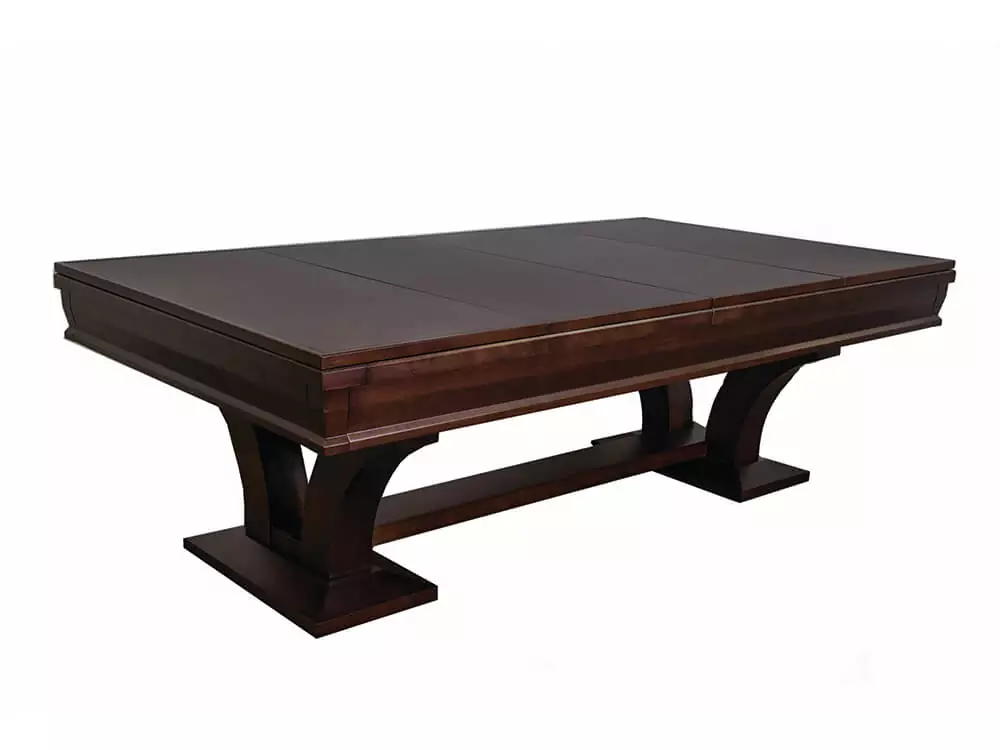 convertible Hamilton pool table with Dining top