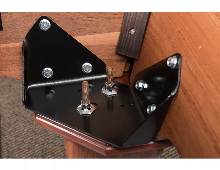 internal leg bracket for pool table