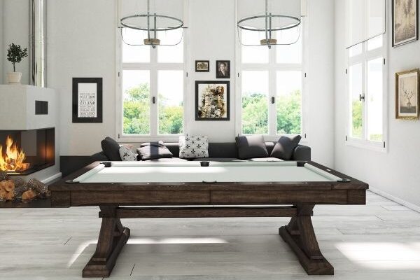 Kariba pool Table in living room