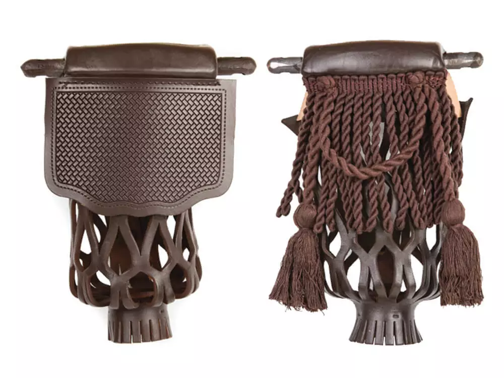 Leather fringe or shield pool pockets