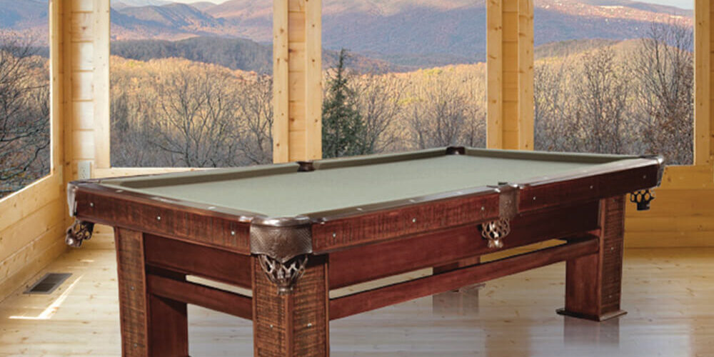 Legend Room Setting-leg Legend pool table room setting