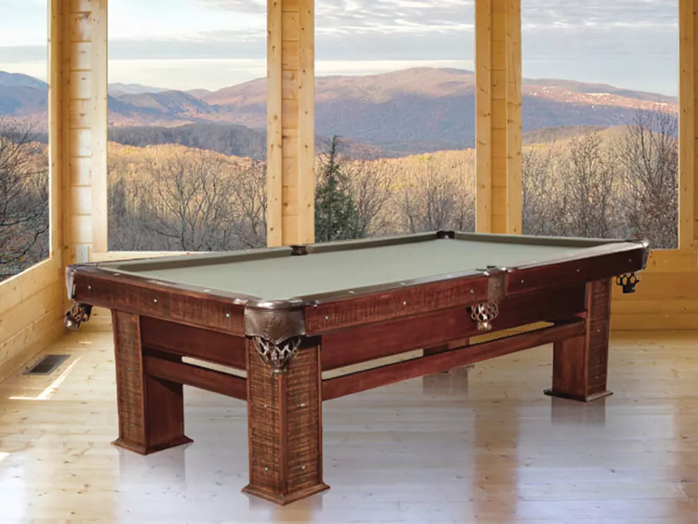 Legend pool table room setting