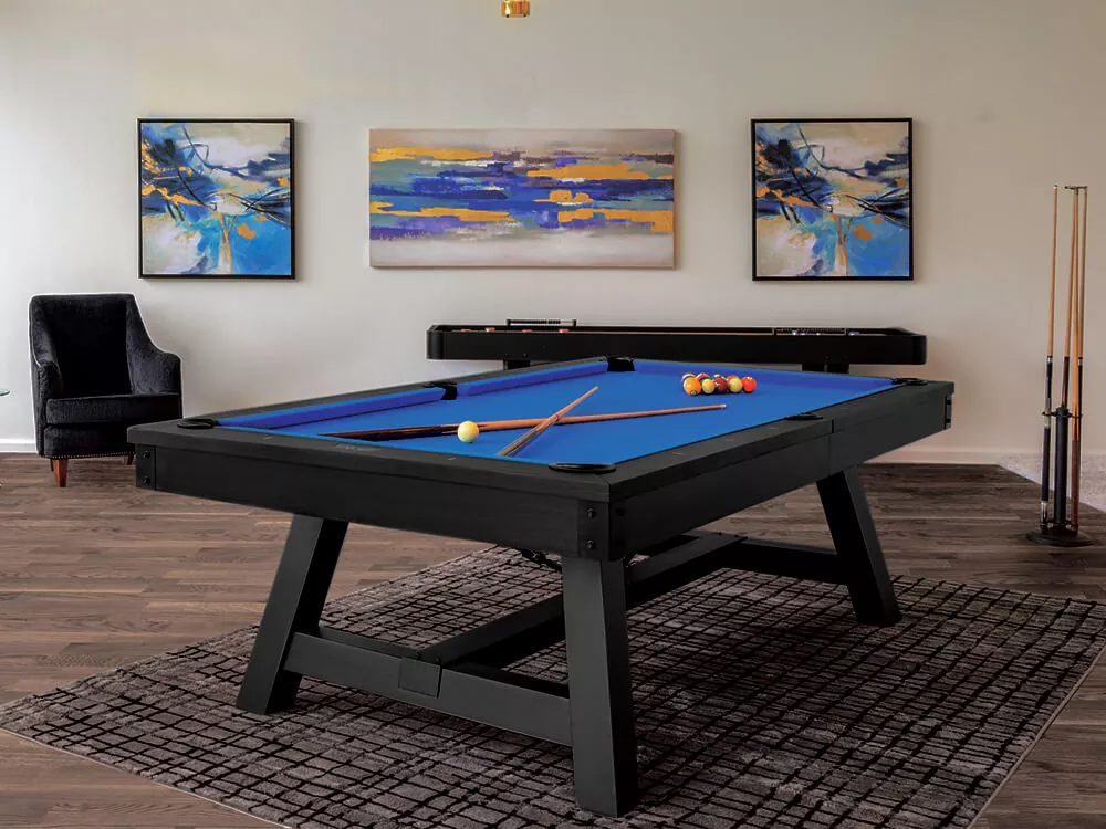 Madison pool table room setting 