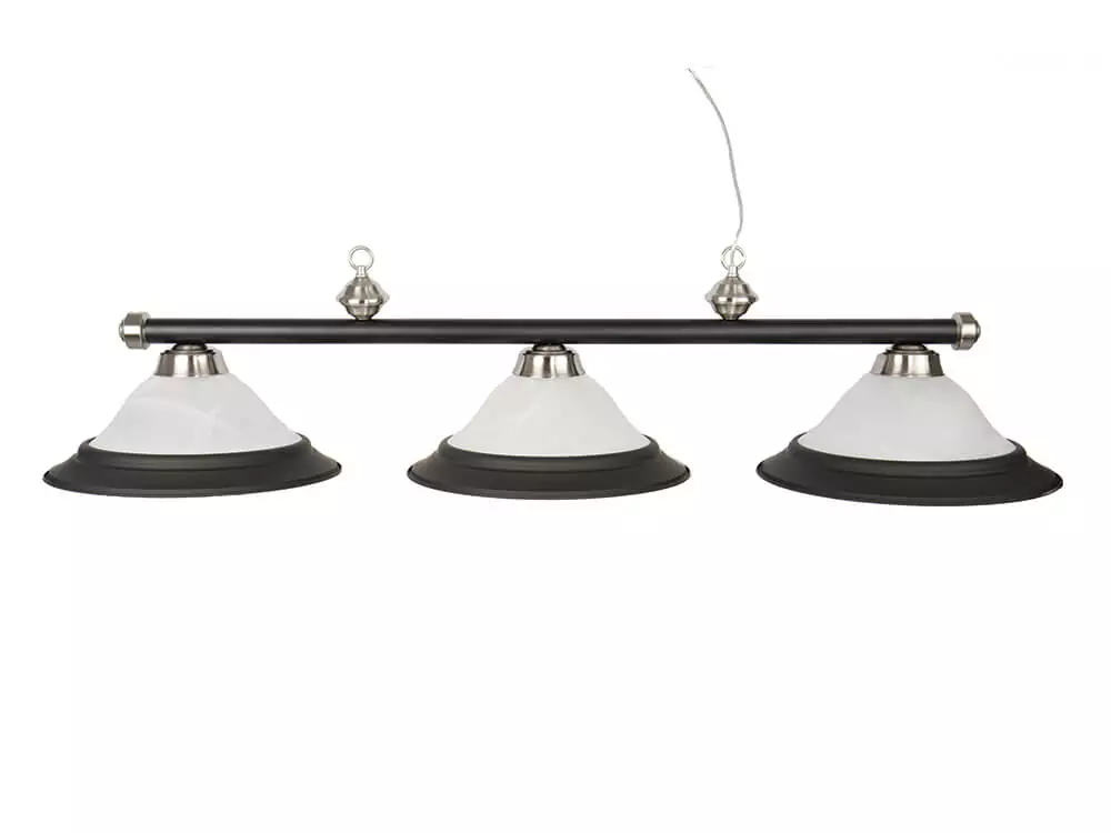 white pool table Lights