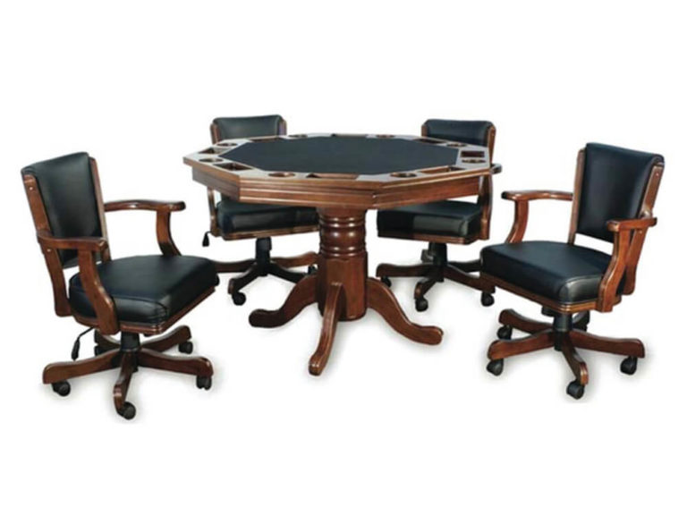 Poker Table & Chairs Set Game Table Presidential Billiards