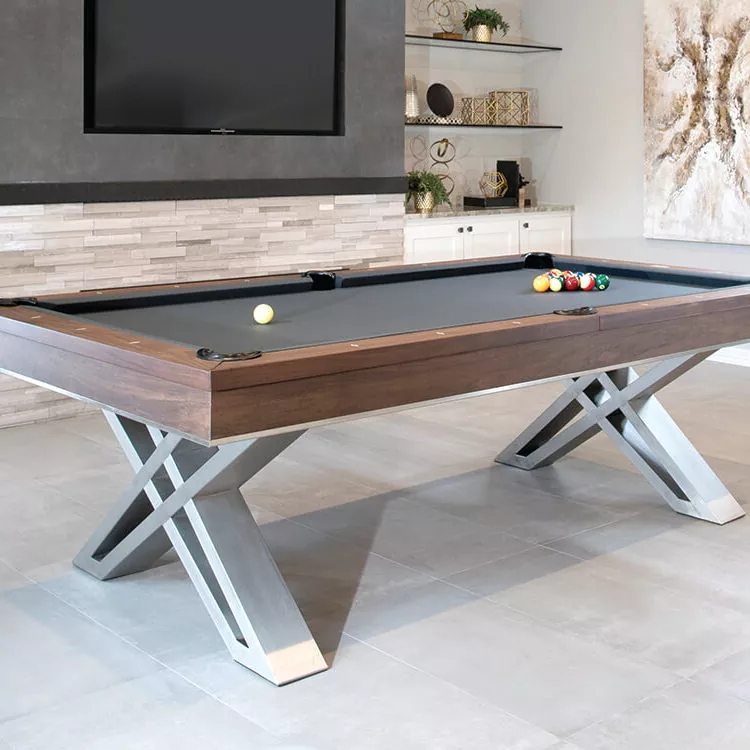 Pierce pool table room setting