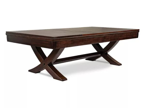 convertible dining and Pool Table with dining top