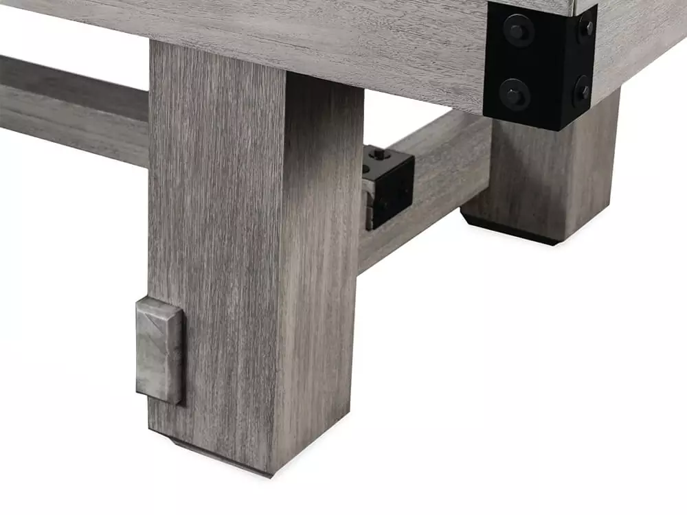 Silveton pool table leg close up
