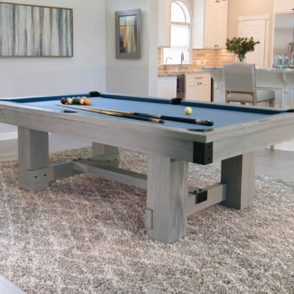 Silveton pool table room setting