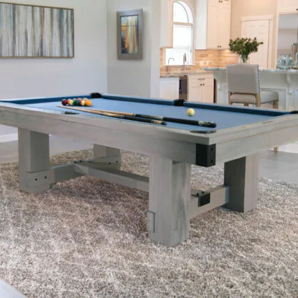Silveton pool table room setting