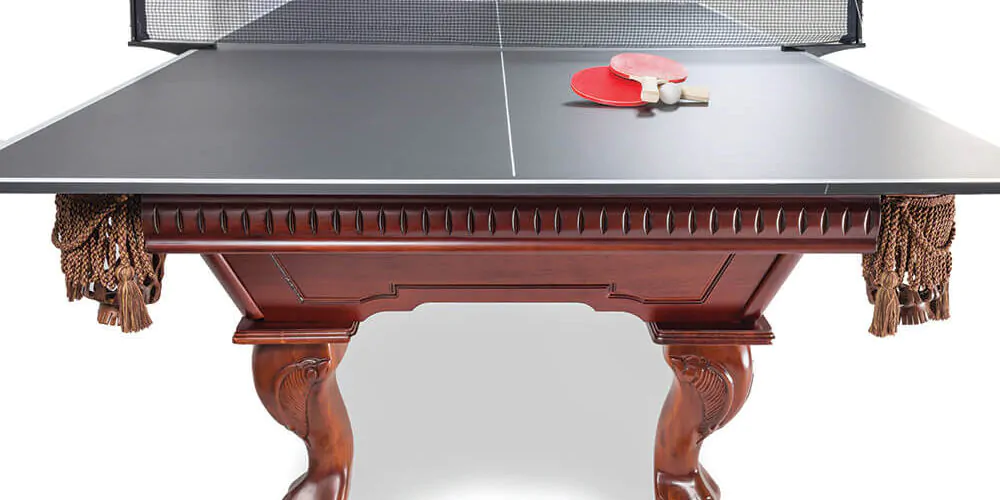 Table tennis conversion top end view Table tennis conversion top end view