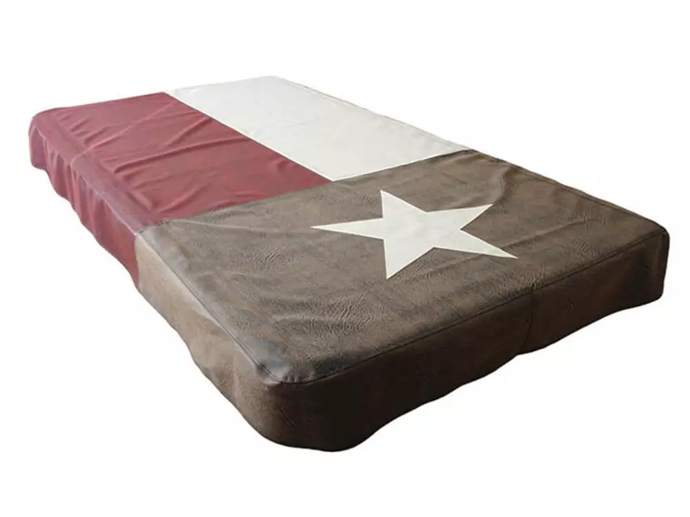 Texas flag pool table cover