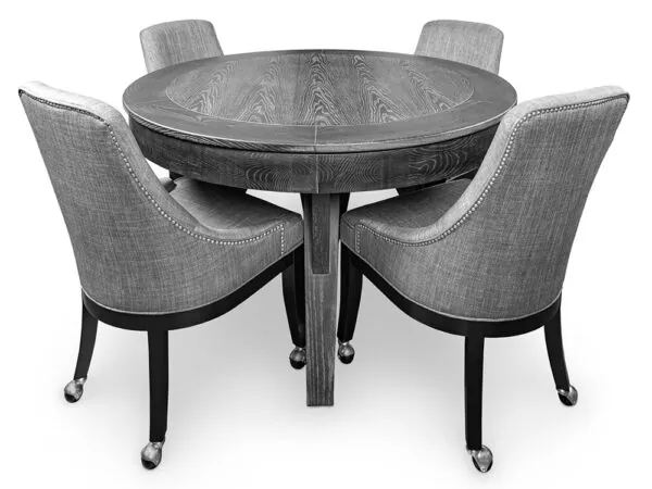 modern Poker table with chairs