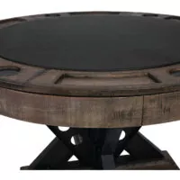 convertible Vienna dining and poker table