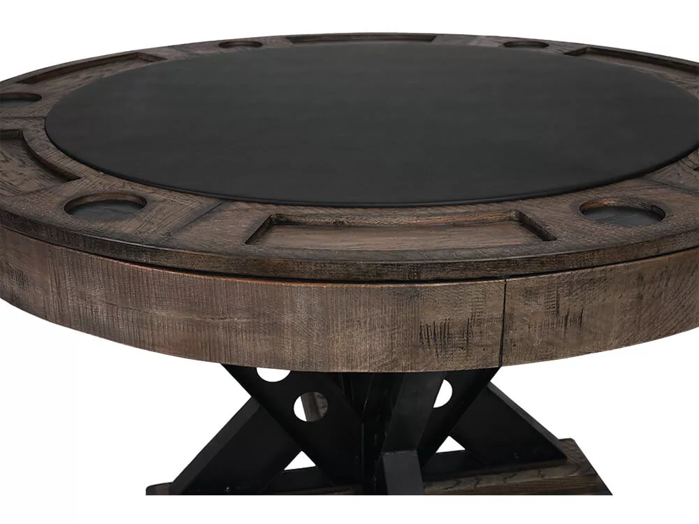 convertible Vienna dining and poker table