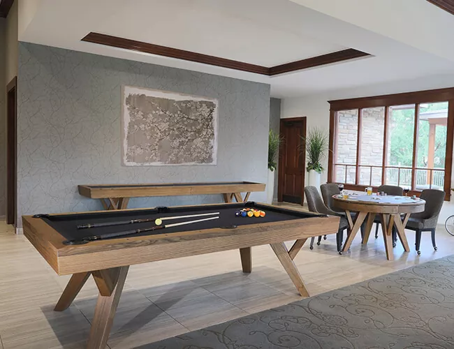 The Art of Crafting Billiard Tables | pool table in games room