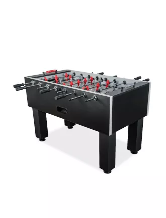 Foosball table on white backgrounf
