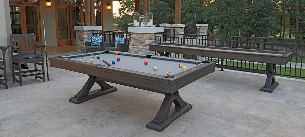 Kariba convertible dining and pool table