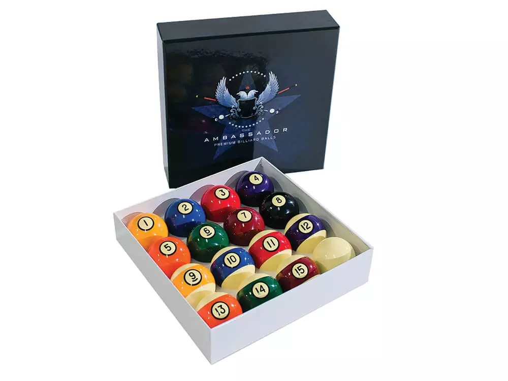 Ambassador pool ball set