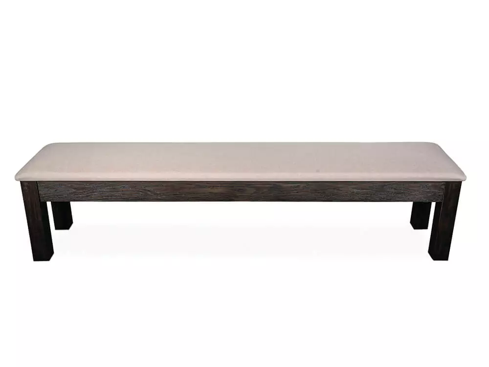Charcoal brown bench