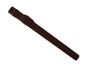 Oval pool Cue Case in dark brown