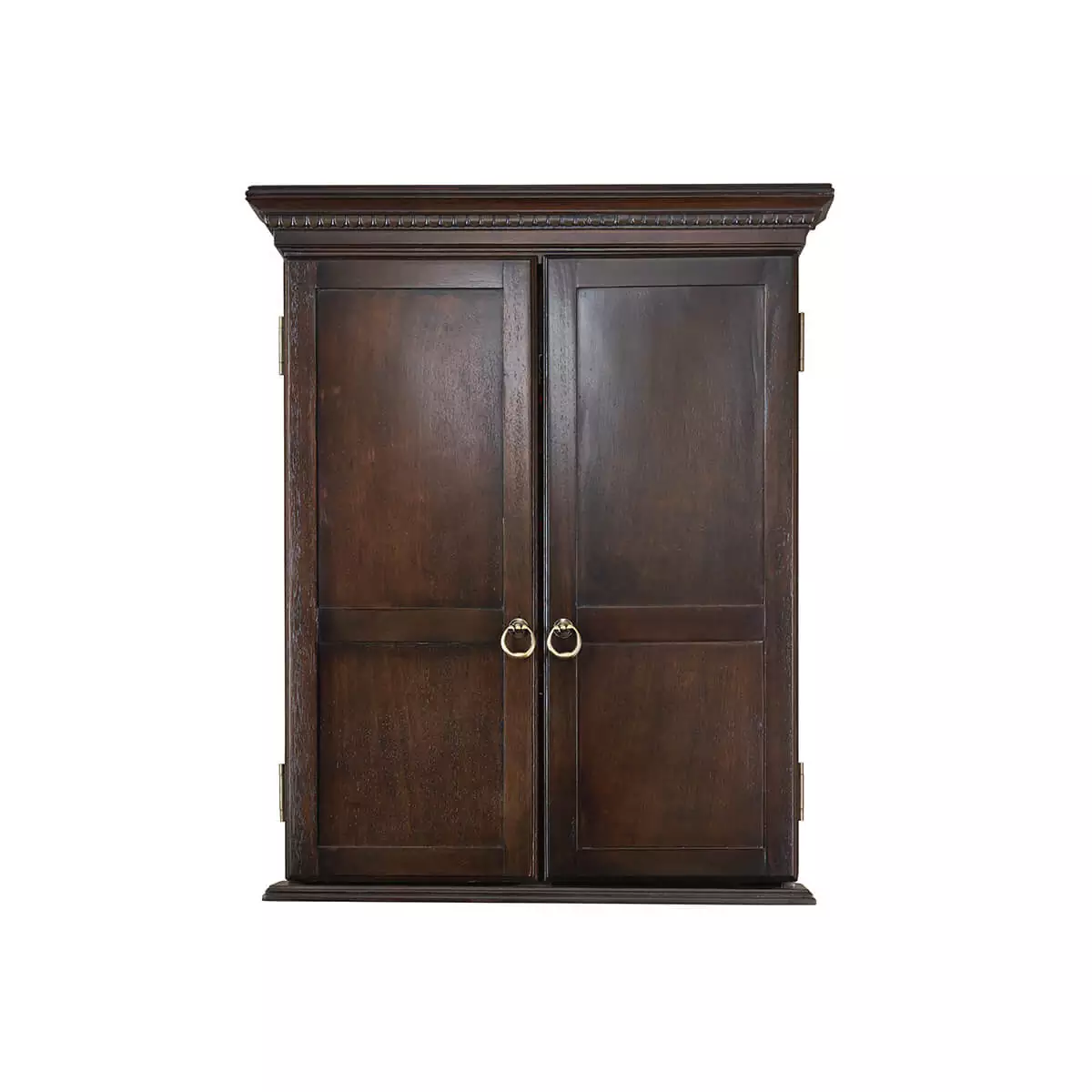dartboard cabinet dark brown