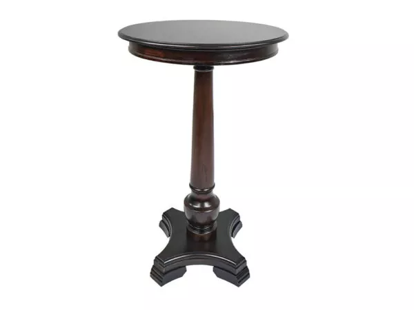 bar table in gray walnut