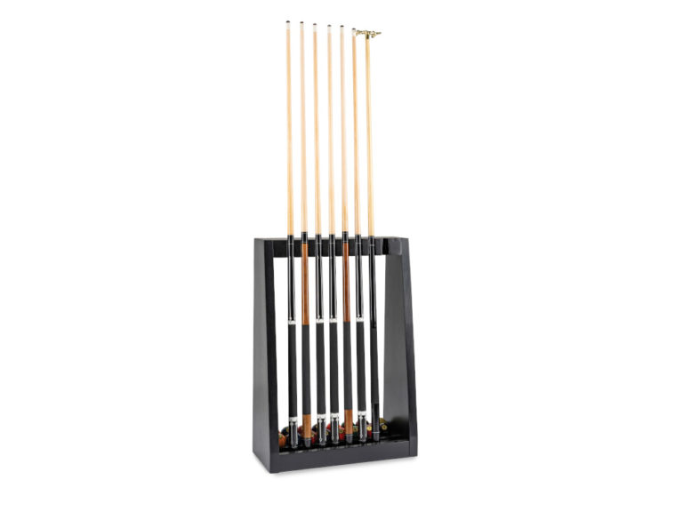 Luxurious Standing Pool Cue & Accessories Rack Presidential Billiards