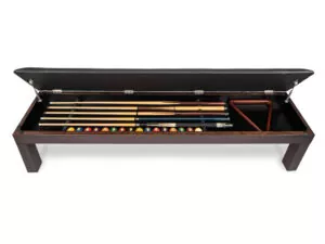 Reagan pool table Bench open